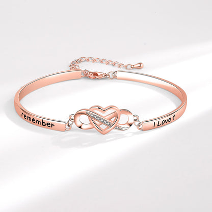 Fashionable Heart-shaped Letters Female Friends Sisters Bracelets