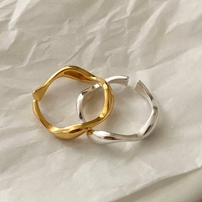 Style Sterling Sier Simple Temperamental Natural Rings