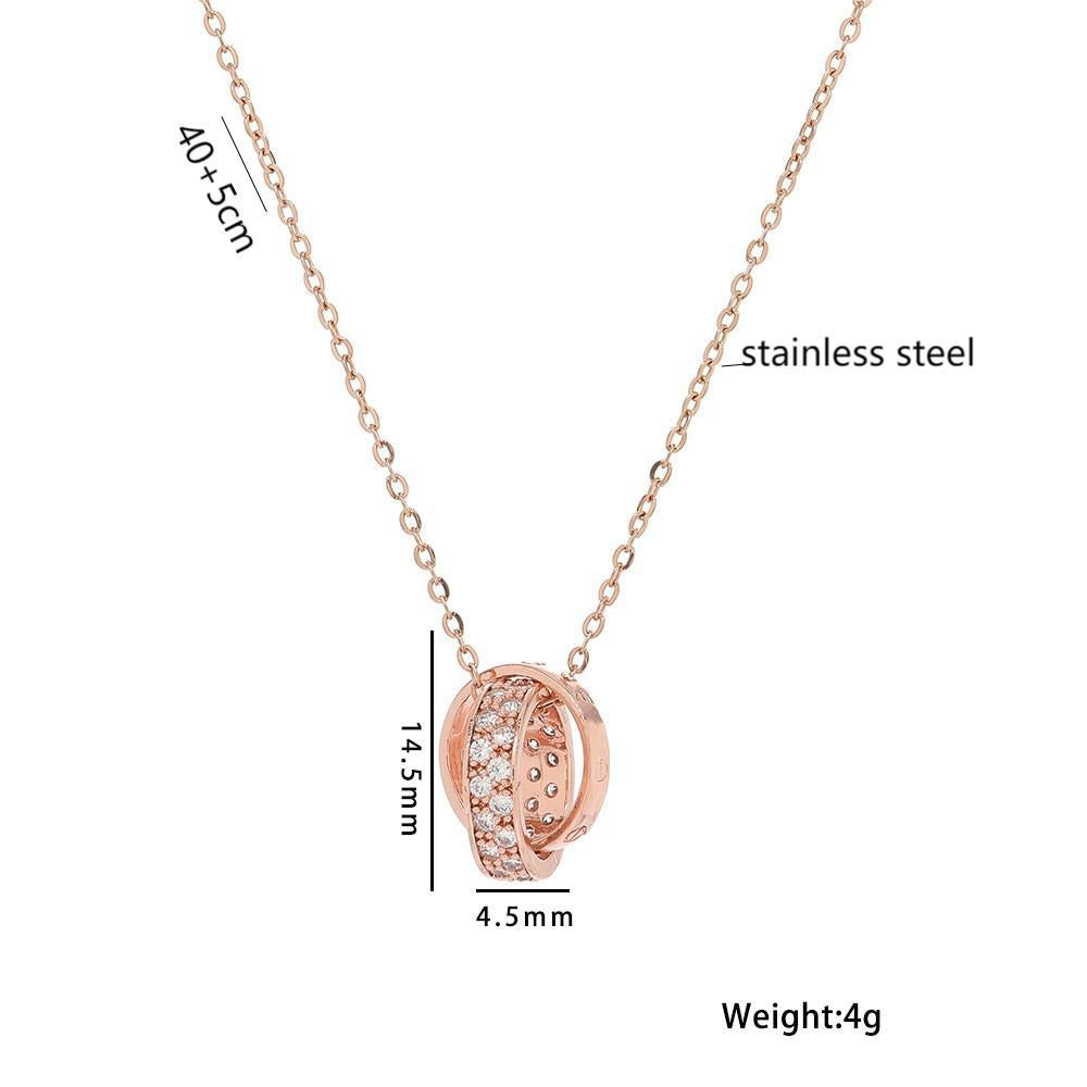 Women's Steel Ornament Design High-grade Light Luxury Necklaces