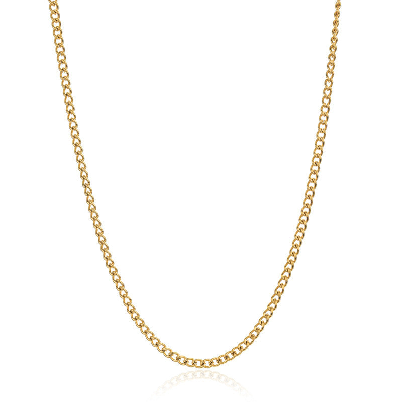 Hemp Flowers Chain Snake Bones Bamboo Titanium Necklaces