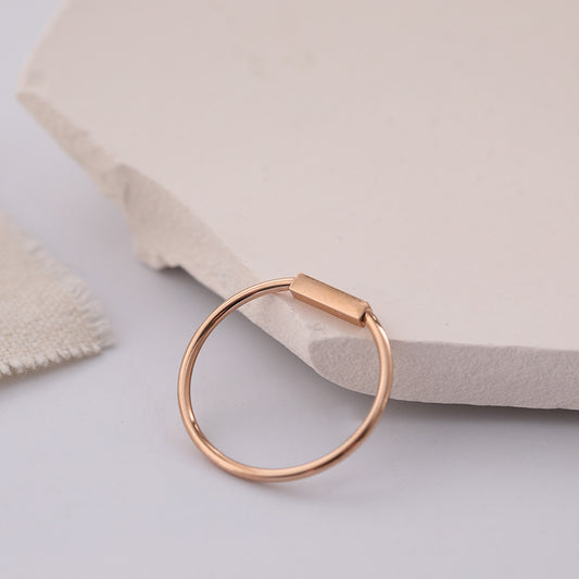 Rose Gold Jewelry Hipster Fashion Index Rings