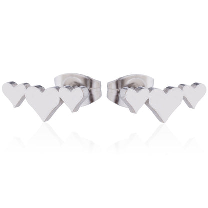 Aloofness Style Stainless Steel Cute Small Animal Fashion Earrings