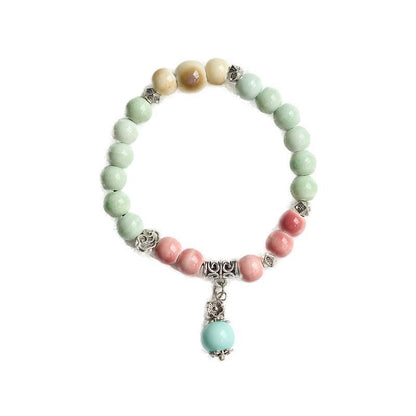 Ceramic Chinese Style Simple Fresh Ancient Beaded Bracelets