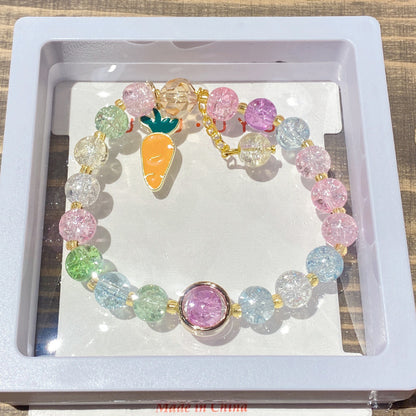 Boxed Beaded Colored Glaze Beads Jewelry Bracelets