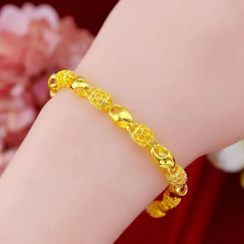 Style Exquisite Imitation Gold Vintage Lucky Bracelets