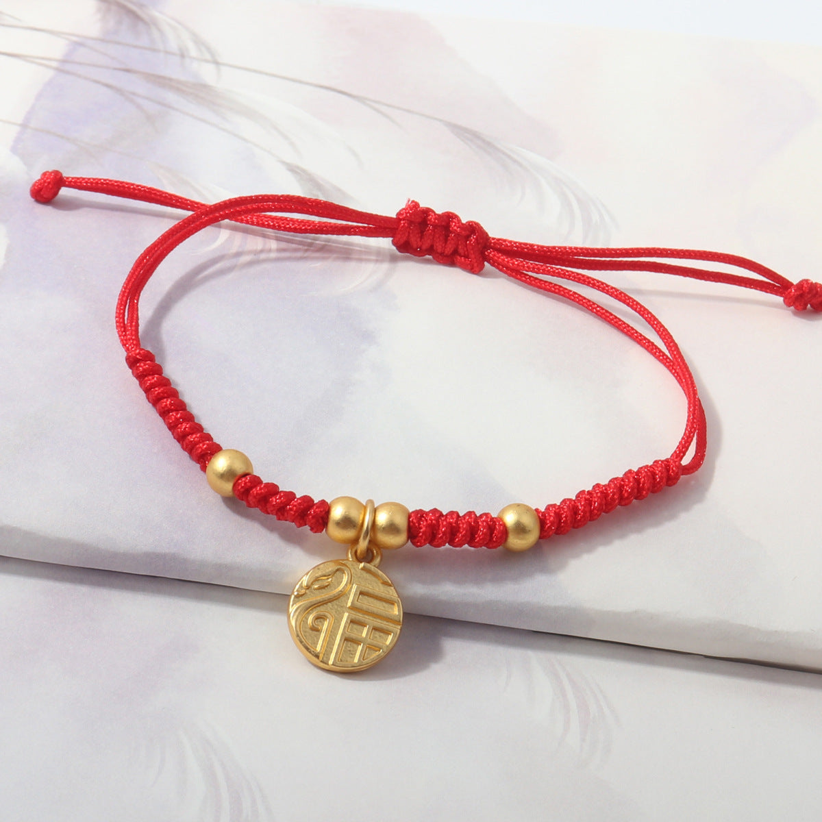 Year Of Snake Woven Love Holding Rabbit Spirit Bracelets