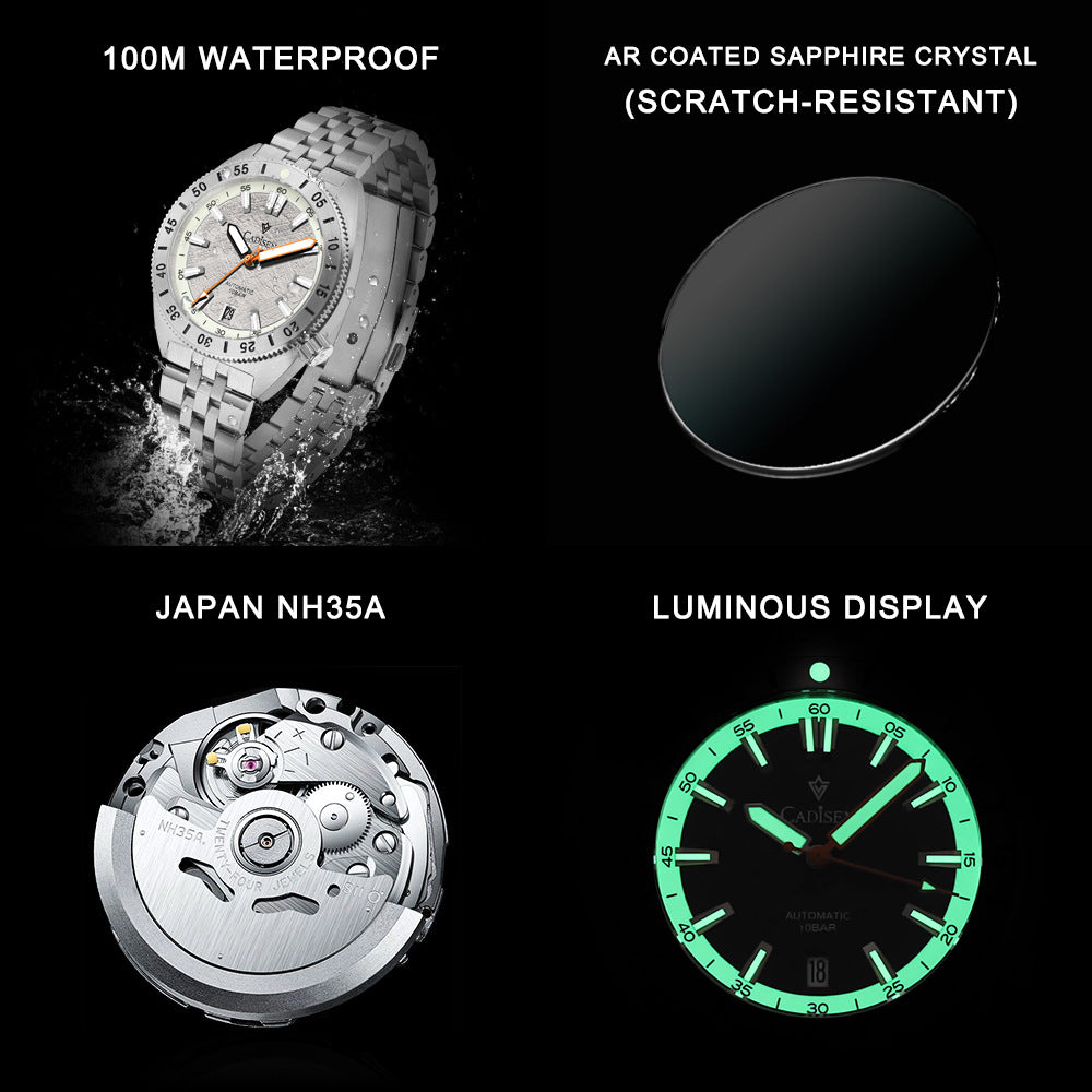 Men's Watch Fashion Business Imported Movement Luminous Mechanical Watches