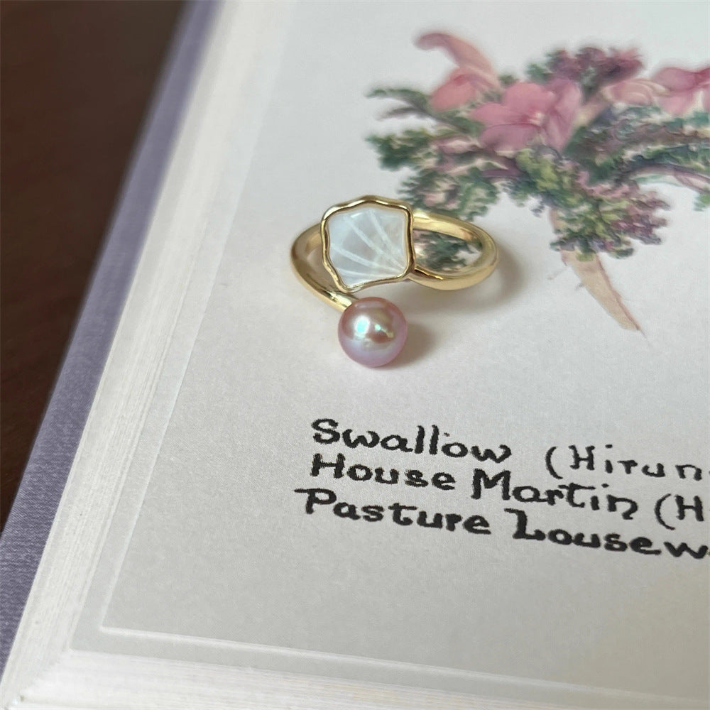 Glazed Butterfly Female Western Style Design High Sense Unique Rings