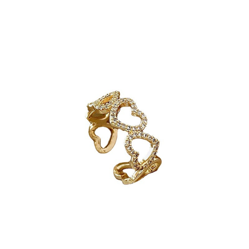 Female Niche Simple Light Luxury Opening Rings