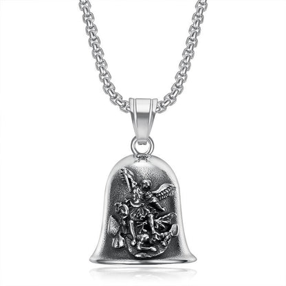 Casting Polished St. Angel Exorcism Riding Pendants