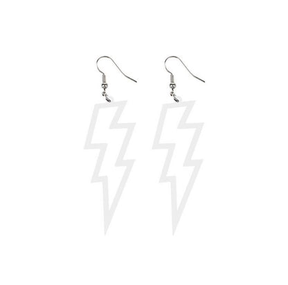 Women's Acrylic Hollow Lightning Ear Simple Stylish Earrings