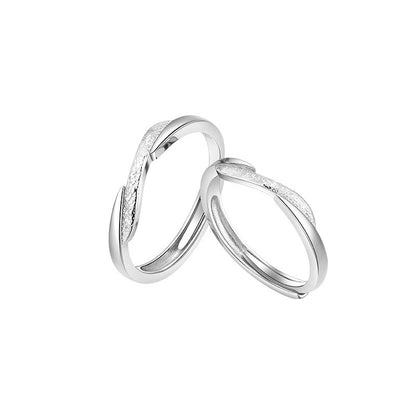 Women's & Men's For Couple Sterling Sier Design Fashion Rings