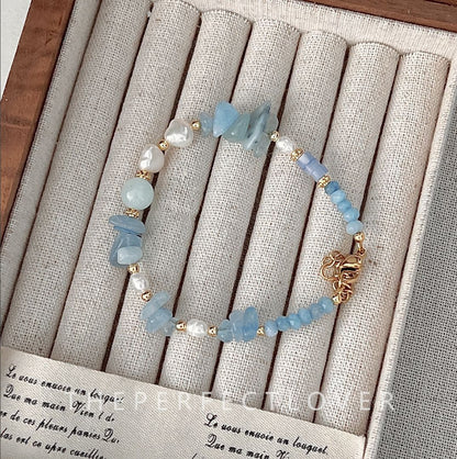 Natural Stone Shell Crystal Pearl Fashion Bracelets