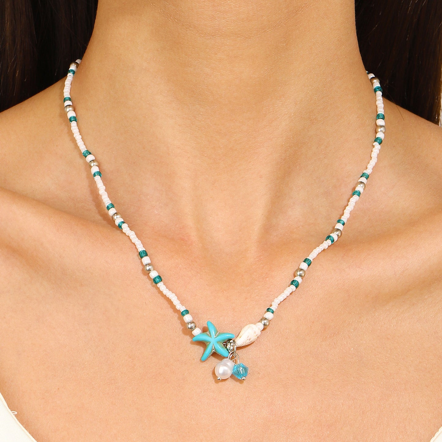 Bohemian Turtle Starfish Tophus Style Retro Necklaces