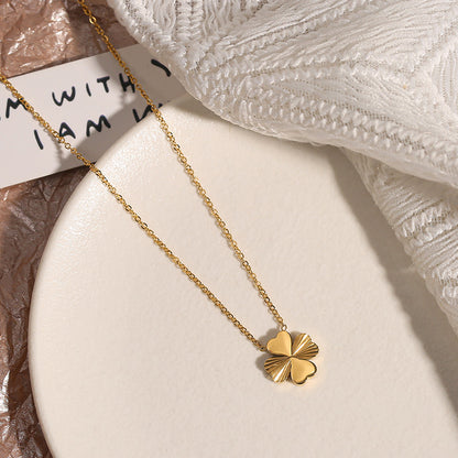 Flower Female Summer Gold Clavicle Chain Necklaces