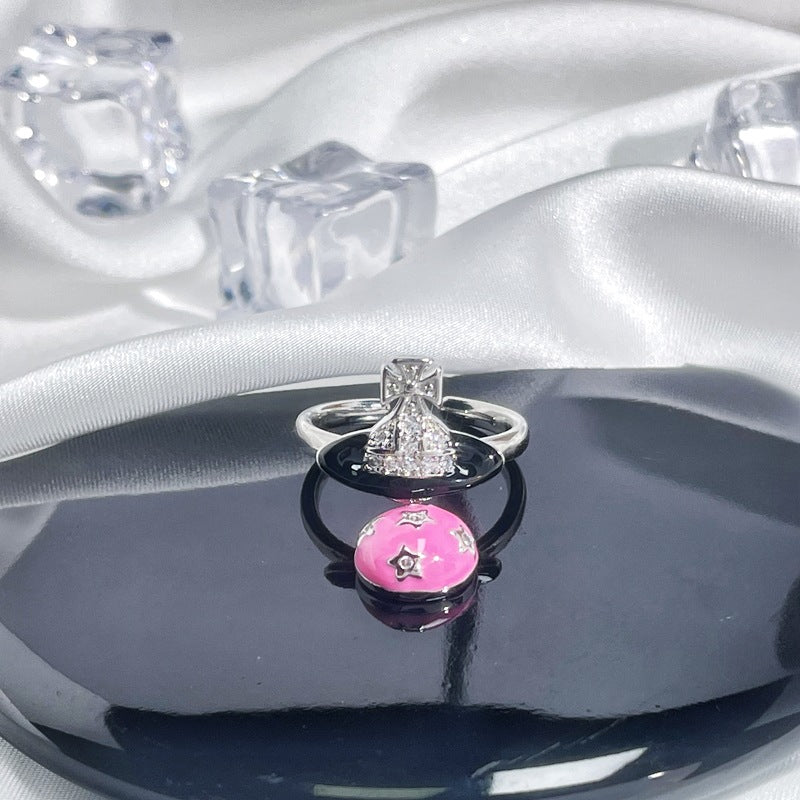 Female Simple Personality Planet Exquisite Versatile Punk Rings