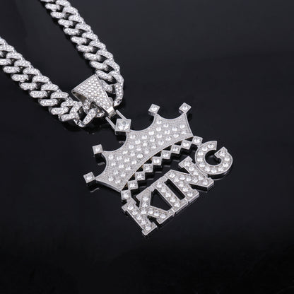 Women's & Men's Diamond Inlaid With Hip Hop Cool Pendants