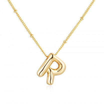 Women's Gold Balloon Glossy English Letter Fashion Pendants