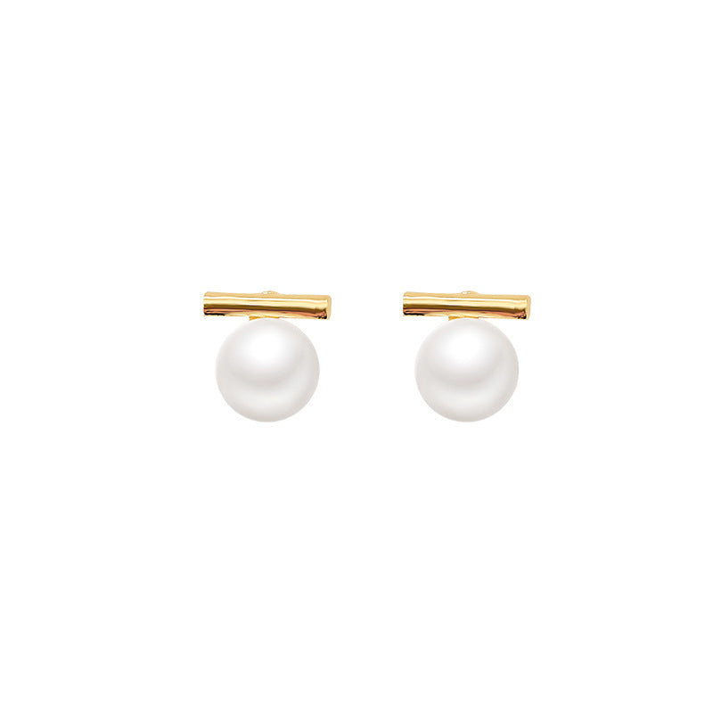 Women's Simple Pearl Fashion Temperament High Sense Minority Earrings