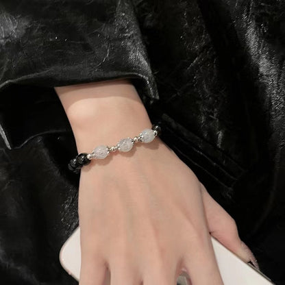 Women's & Men's Magnetic Obsidian Couple Simple Fashion Design High Sense Bracelets