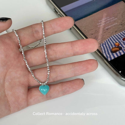 Design Small Pieces Of Sier Love Necklaces