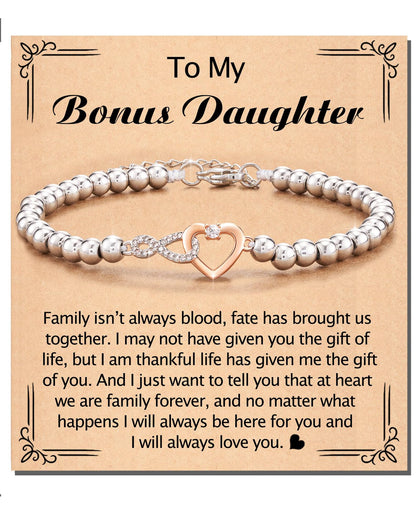 For Ladies Steel Ball Infinite Love Bracelets
