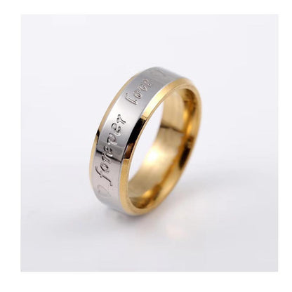 Port Titanium Steel Simple Fashion Stainless Rings