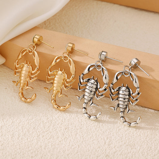 Women's Cold Wind Exaggerated Scorpion For Dark Rings