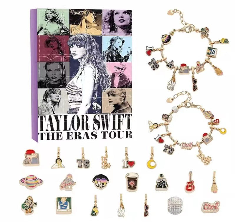 Taylor Accessories Grid Christmas Advent Blind Box Bracelets