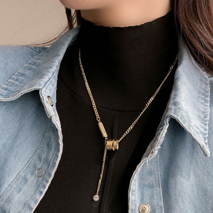 Steel Affordable Luxury Fashion Female Korean Simple Trendy Personality Necklaces