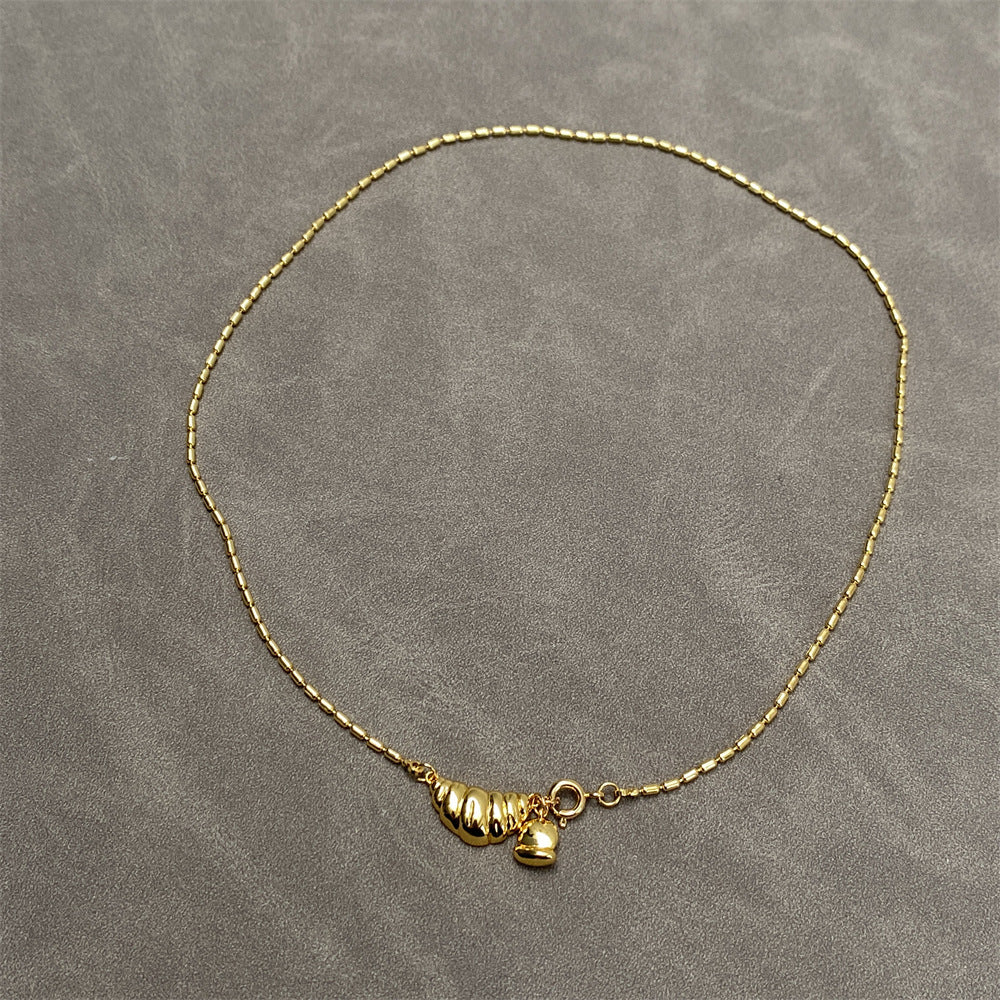 Women's Kosong Croissant For Design Light Luxury Necklaces