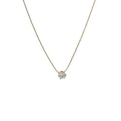 Design Gold High-grade White Diamond Female Necklaces