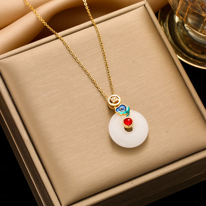 Women's Steel Ornament Design High-grade Light Luxury Necklaces