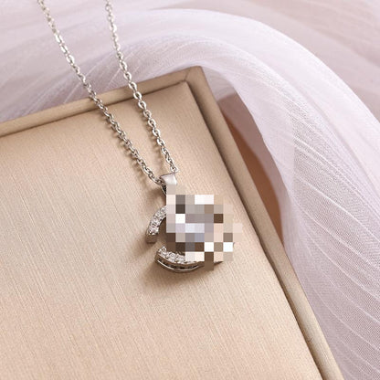 Titanium Steel Colorfast Ornament Female Micro Necklaces