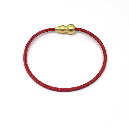 Men's Gourd Fu Lu Shou Red Rope Hand Strap Lucky Bracelets