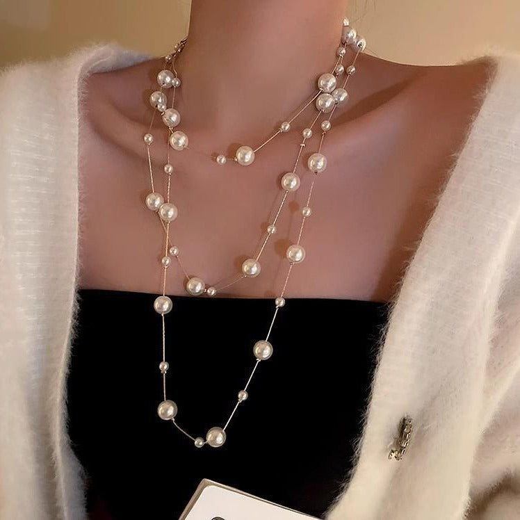 Sweater Chain Generous Upscale Clavicle Female Necklaces