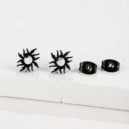 Stainless Steel Football Baseball Rugby Fashion Earrings