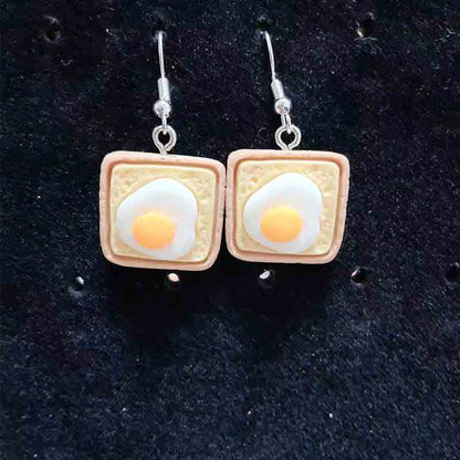 Ice Cream Candy Drink Resin Homemade Earrings