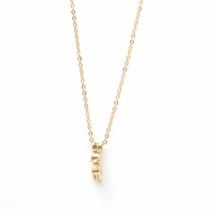 Women's Nude Cat Cute Clavicle Chain Simple Necklaces