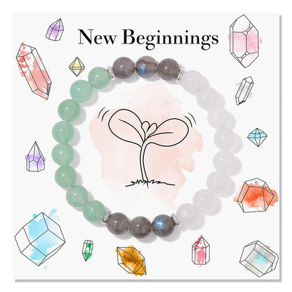 Bohemian Colorful Stone Tigereye Crystal String Beads Bracelets