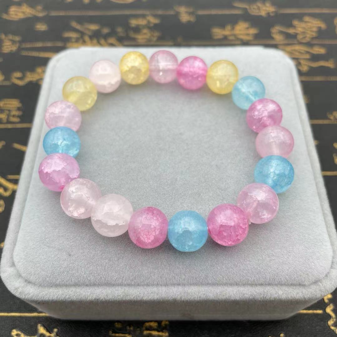 Cracked Cystal Crack Bead Fresh Girlfriends Bracelets