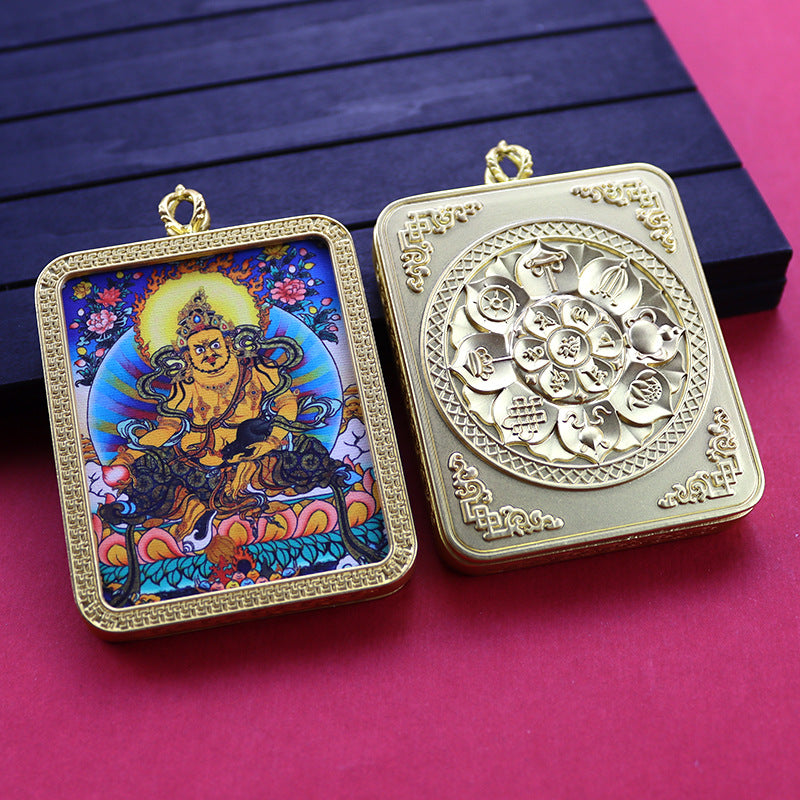 Fifth Master Small Yellow God Wealth Pendants