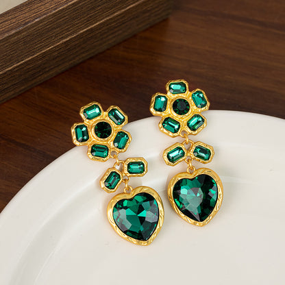 Women's Palace Style Niche High-grade Vintage Ornament Earrings