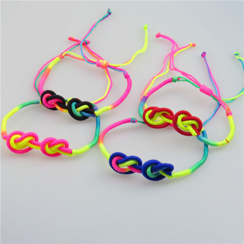 Festival Colorful Rope Ethnic Style Braiding Thread Bracelets