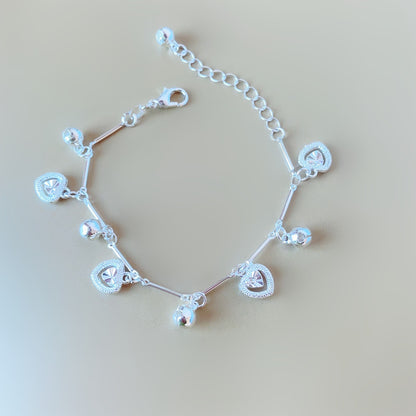 Female Korean Style Simple Imitation Sier Bracelets