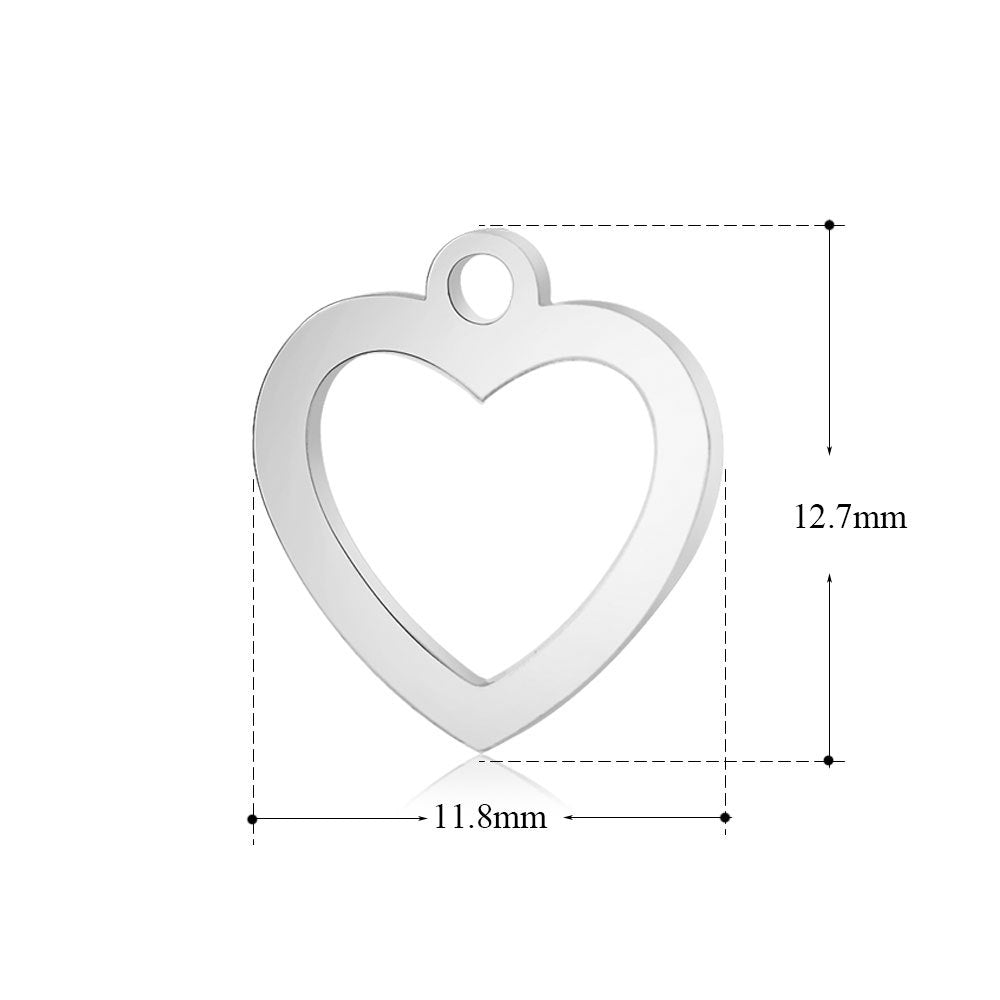 Elephant Bird Four-leaf Clover Peach Heart Angel Mother Palm Pendants