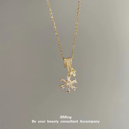 Fashion Ornament Diamond Inlaid Clavicle Chain Necklaces