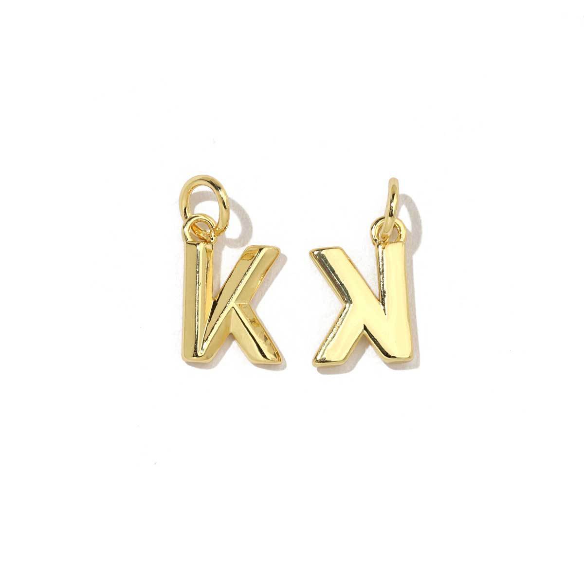 Real Gold Color Retaining English Letter Female Necklaces