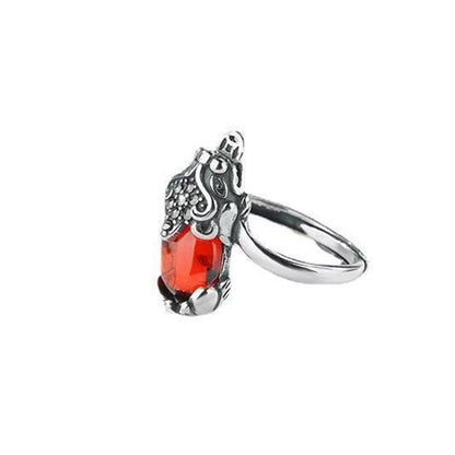 Men's Mouth Domineering Fashion Set Stacked Single Rings