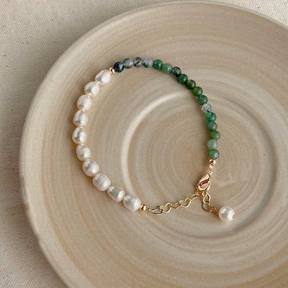 Natural Pearl Female French Minority High Bracelets